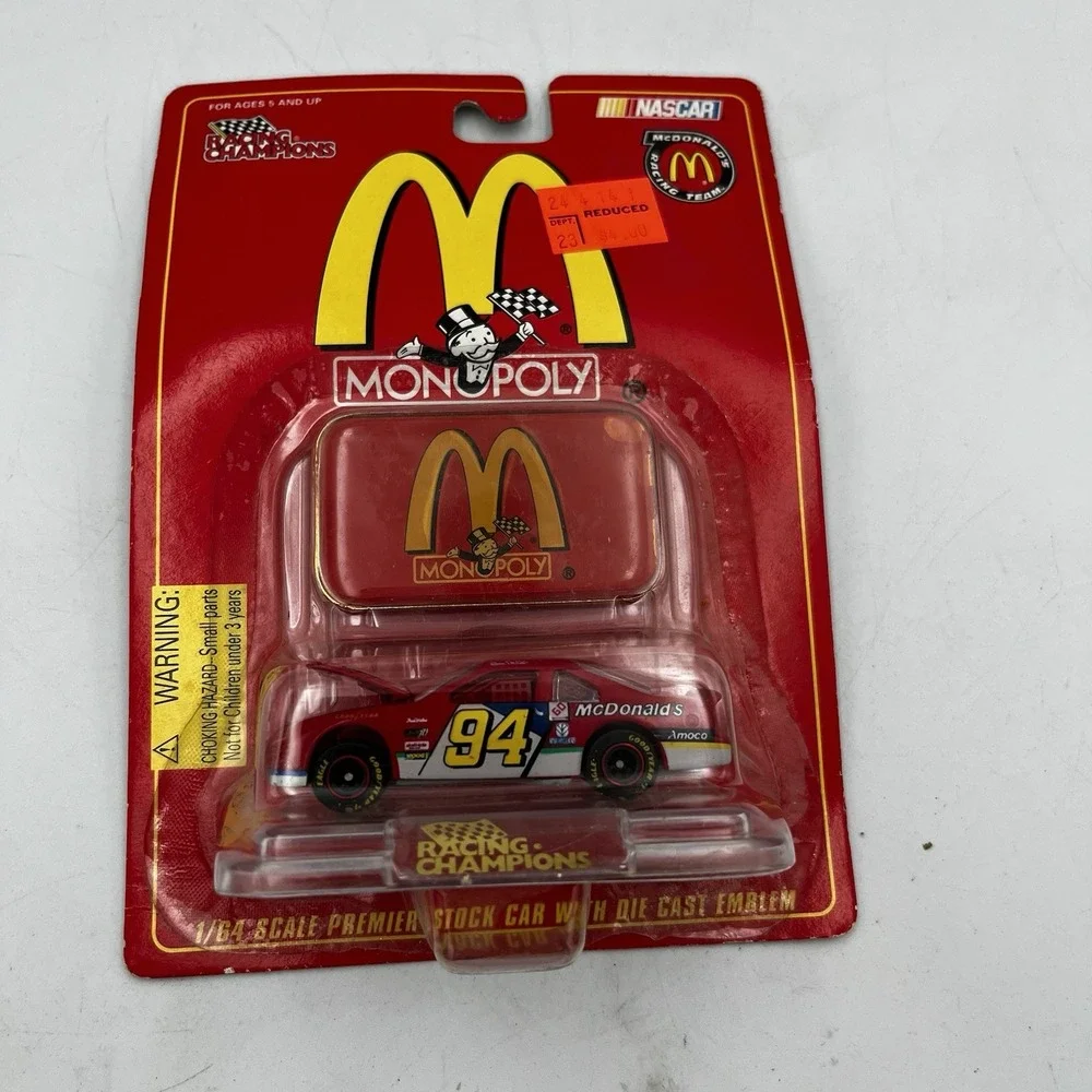 Lot of Die Cast Nascar Cars Mixed McDonalds Bill Elliot Racing